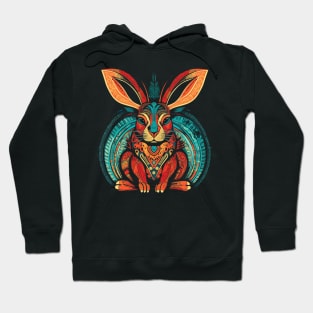 Elevate Your Style with Our Vibrant Zodiac Rabbit Design - Boost Fortune Now Hoodie